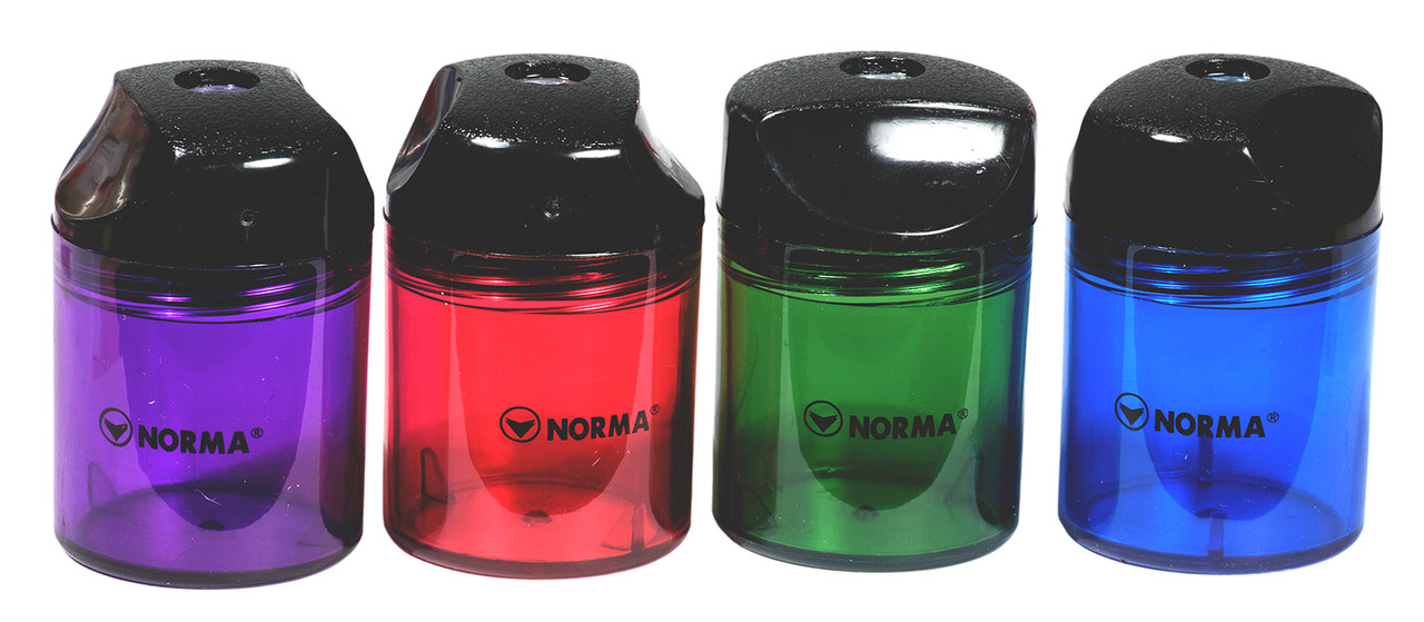 Підстругачка для олівців NORMA (4816N), пластикова, з контейнером